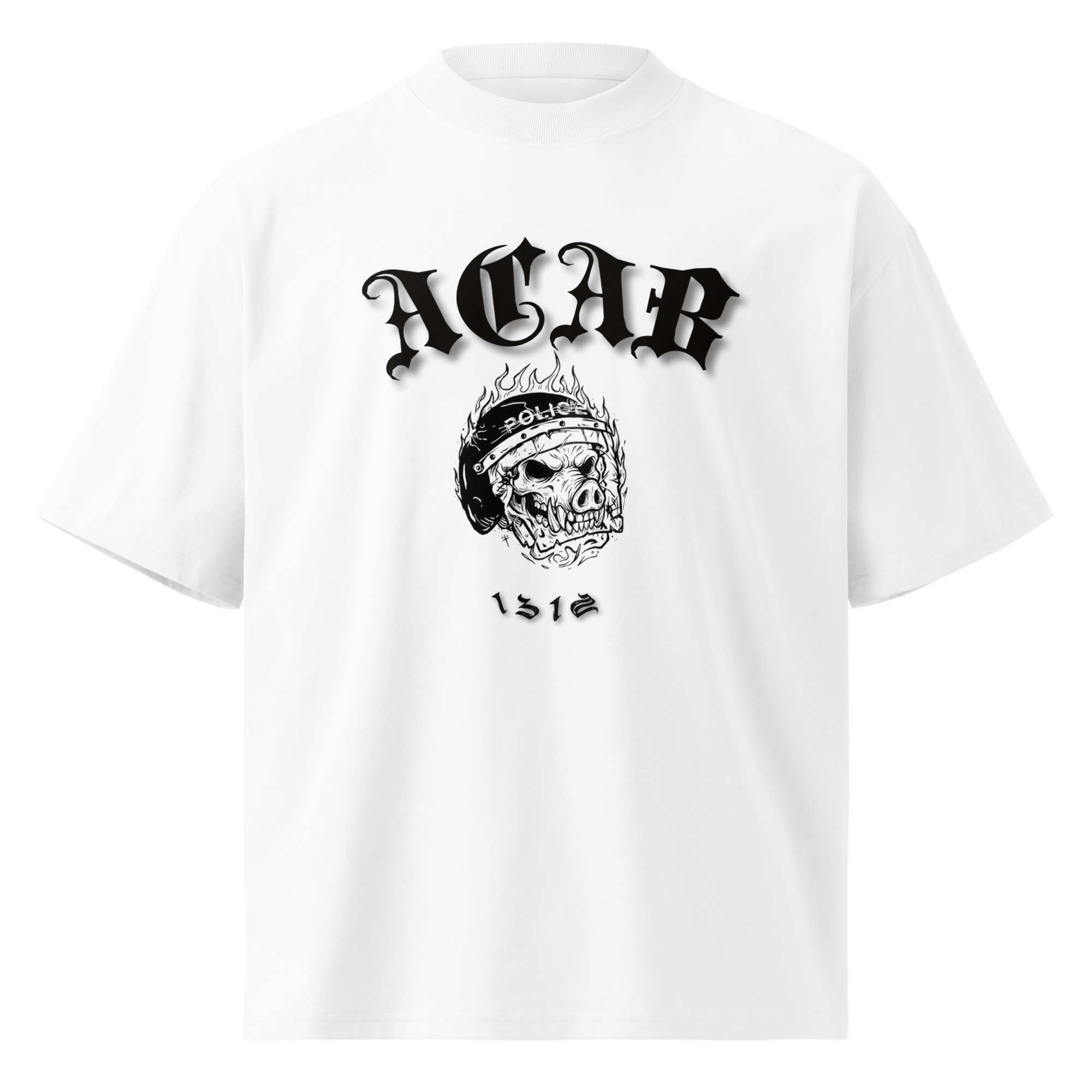 F*ck pigs - Camiseta Oversize Hooligan - Image 2